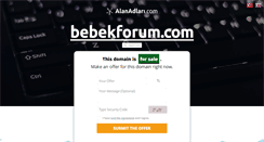 Desktop Screenshot of bebekforum.com